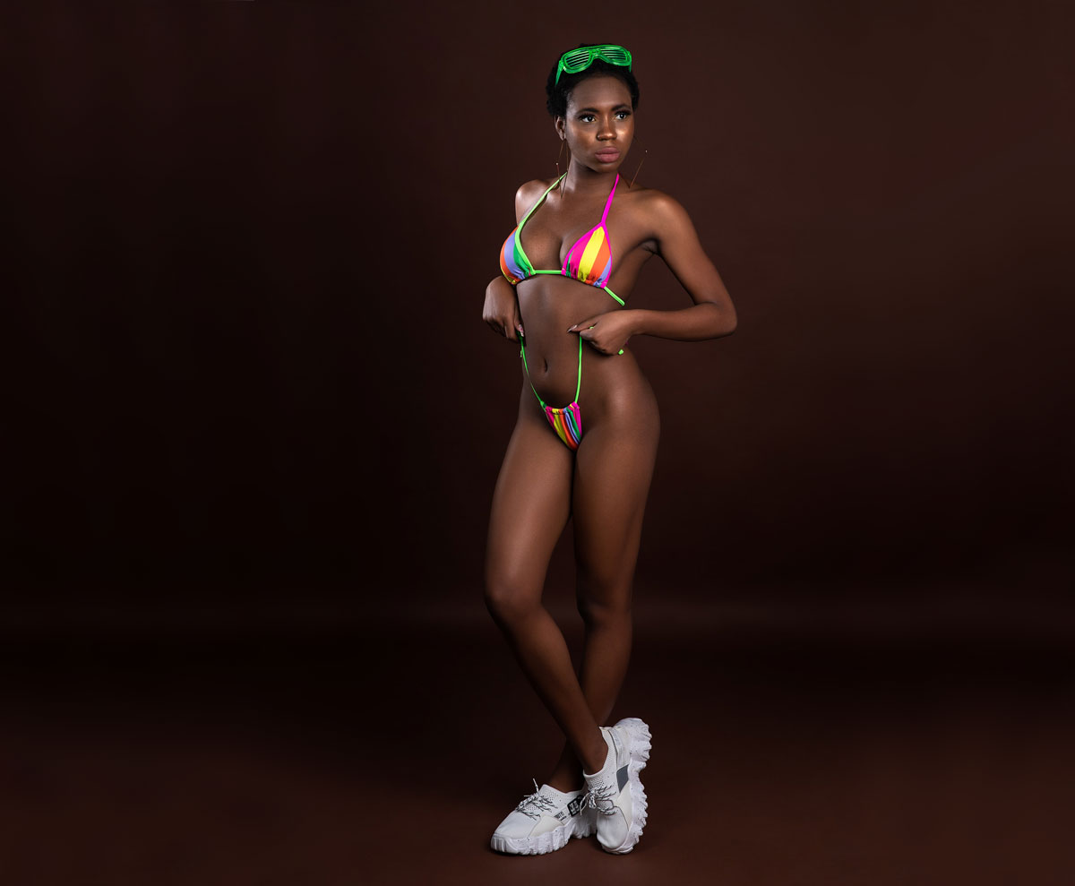 beautiful Haitian woman