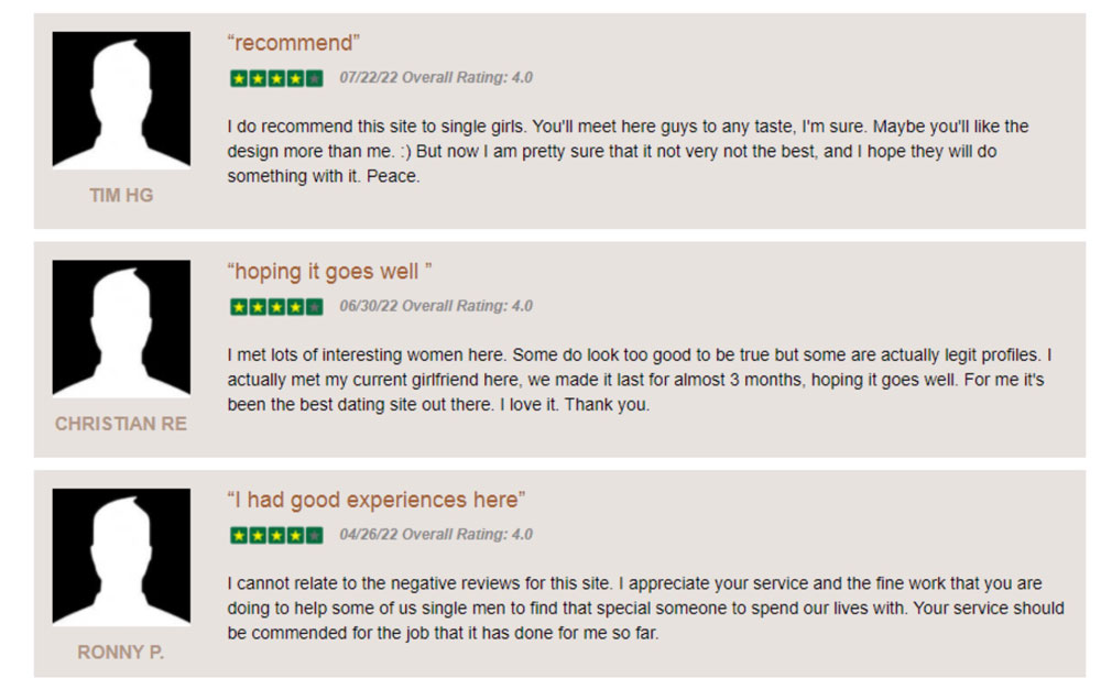 Alena Marriage Agency testimonials