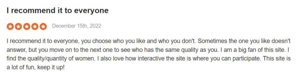 AnastasiaDate testimonials