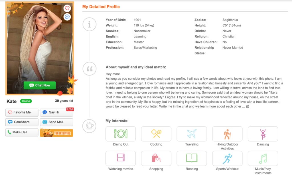 KissRussianBeauty girl profile