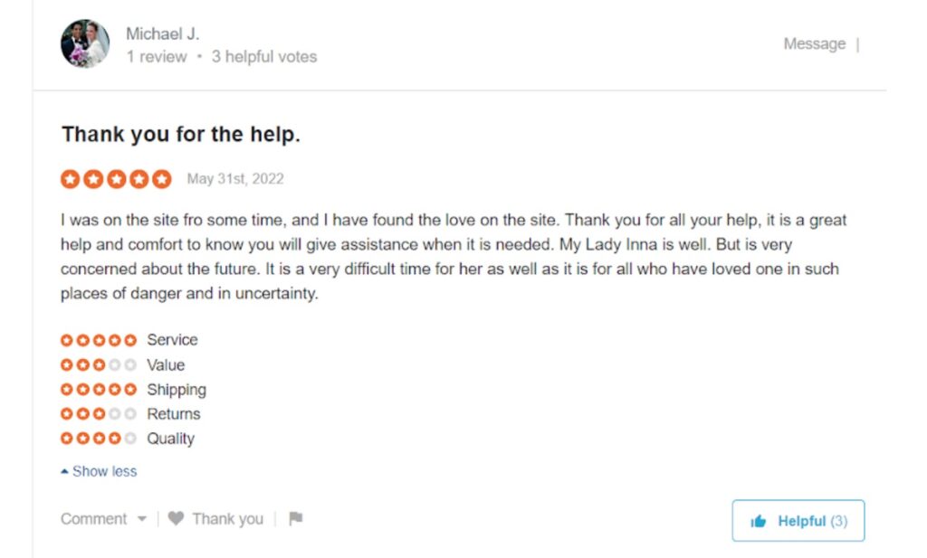 KissRussianBeauty testimonials