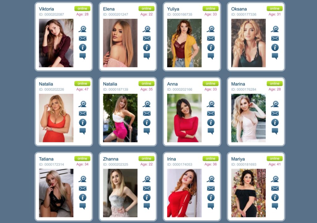 Marriage Agency Nataly members