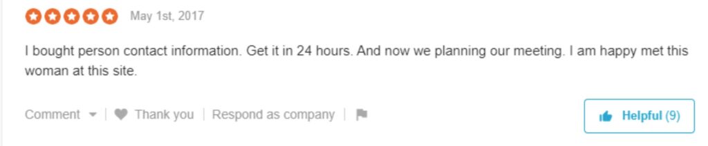 Marriage Agency Nataly testimonials