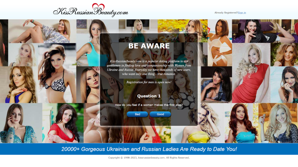 KissRussianBeauty create account