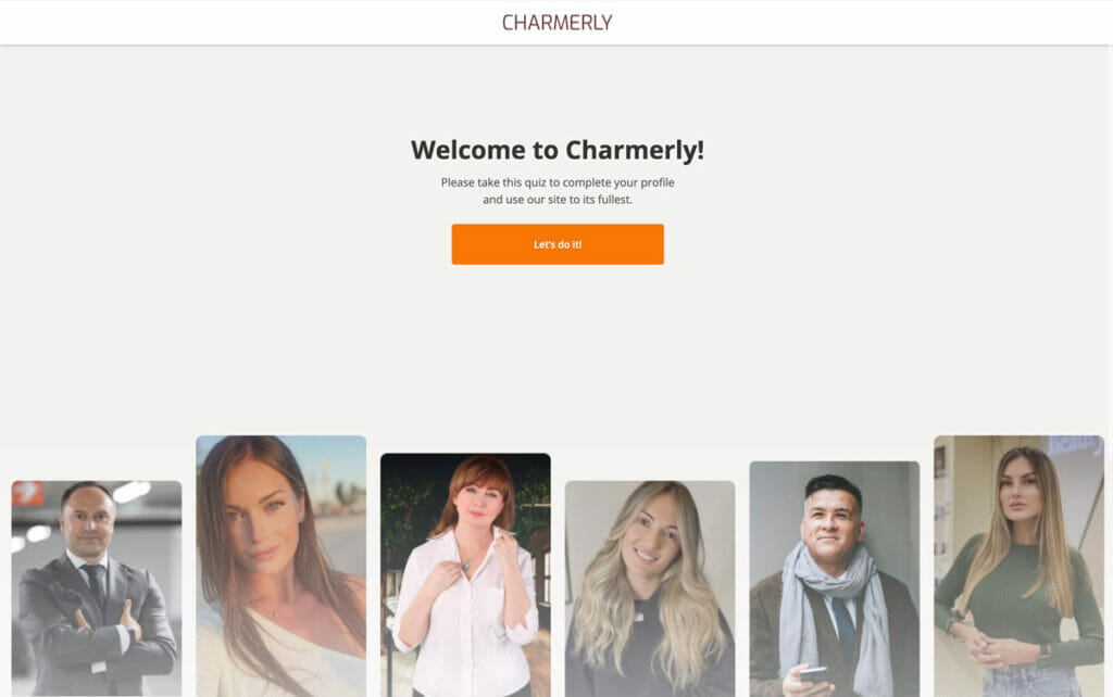 Charmely create account