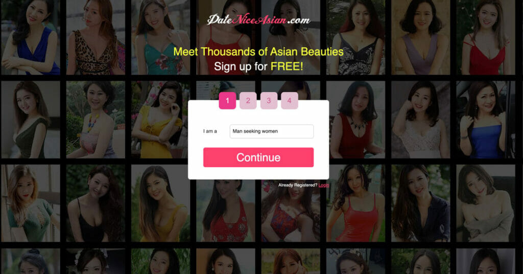 DateNiceAsian create account