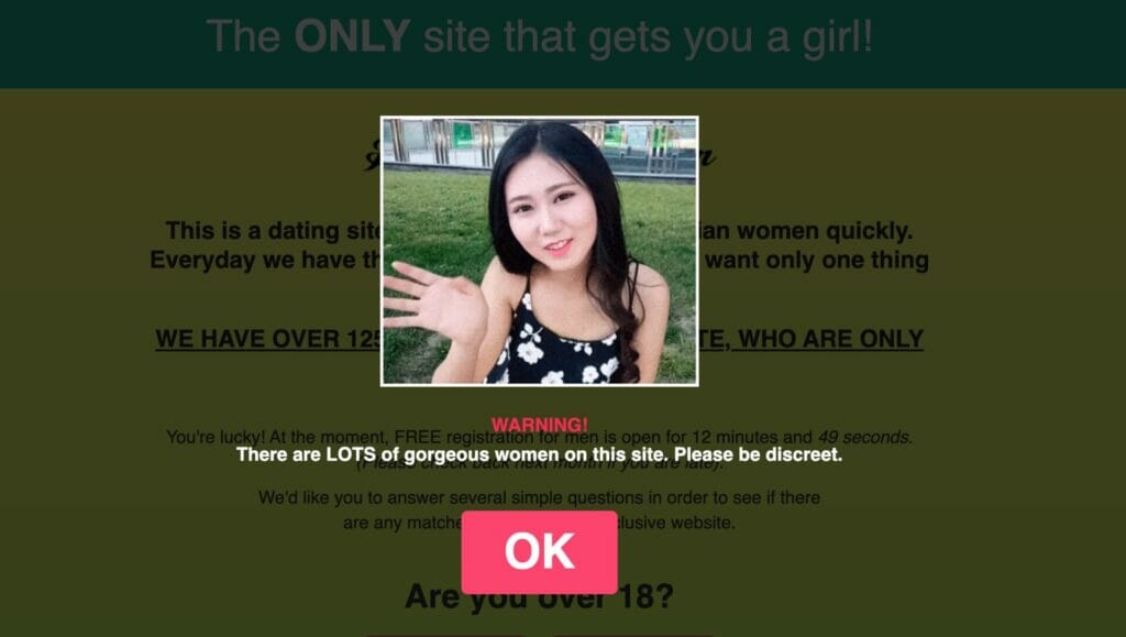 DateNiceAsian main page