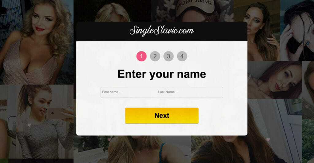 SingleSlavic create account